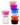 Set of colorful Vial caps for peptides 3ml 5ml 10ml  caps on a white background
